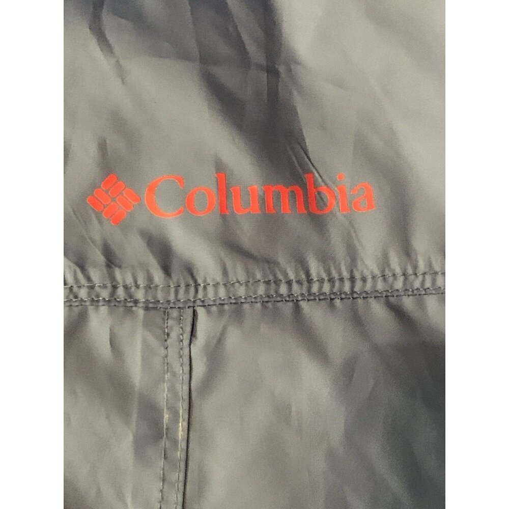 Columbia Womens Flash Forward Hooded Color Block Blue Windbreaker Size Medium - Picture 4 of 7